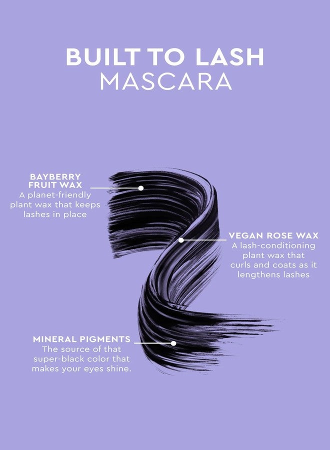 florence by mills Built to Lash Mascara, Black, 0.3 oz / 9 mL - Image 4